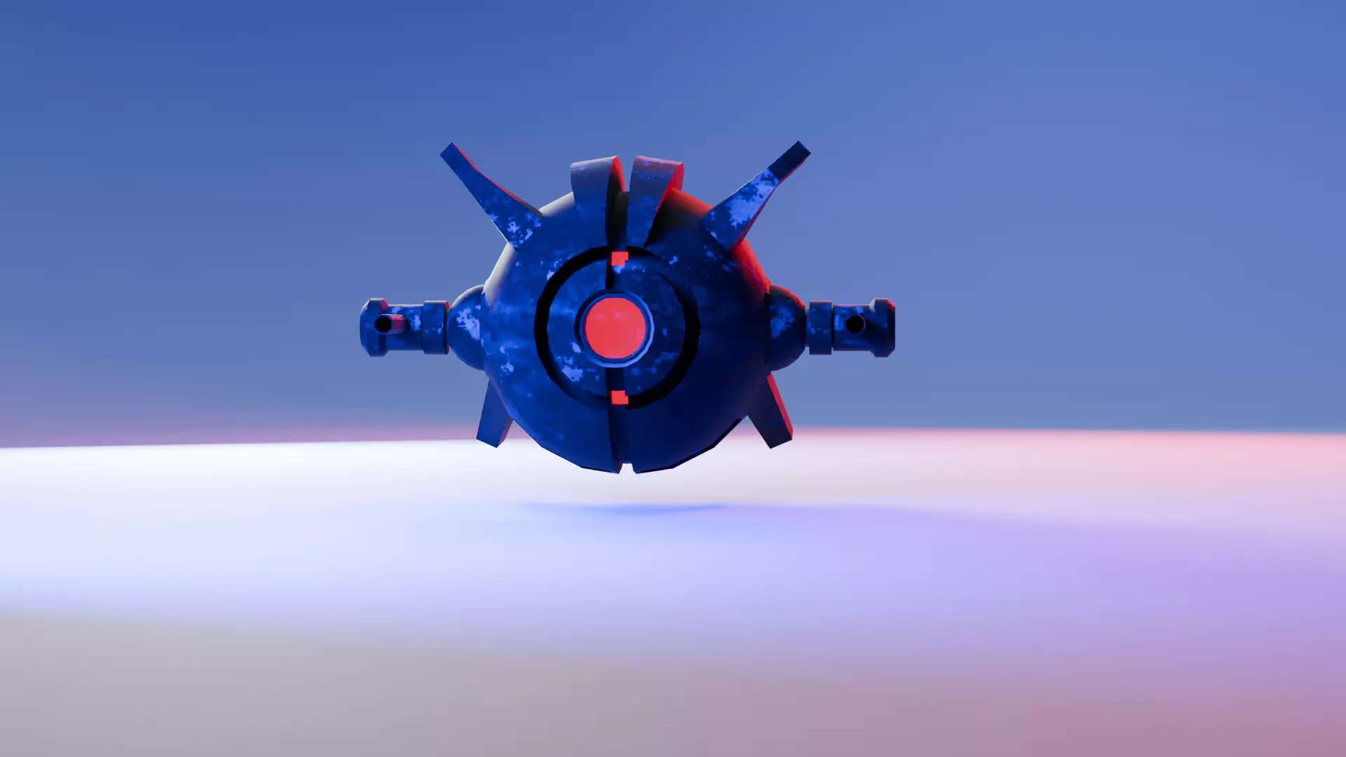 SCI-FI RECON DRONE Low-poly 3D model