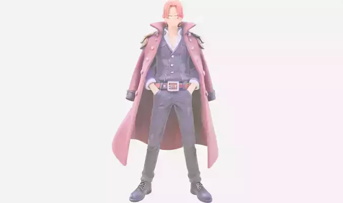 Shanks STL Statue One Piece Anime 
