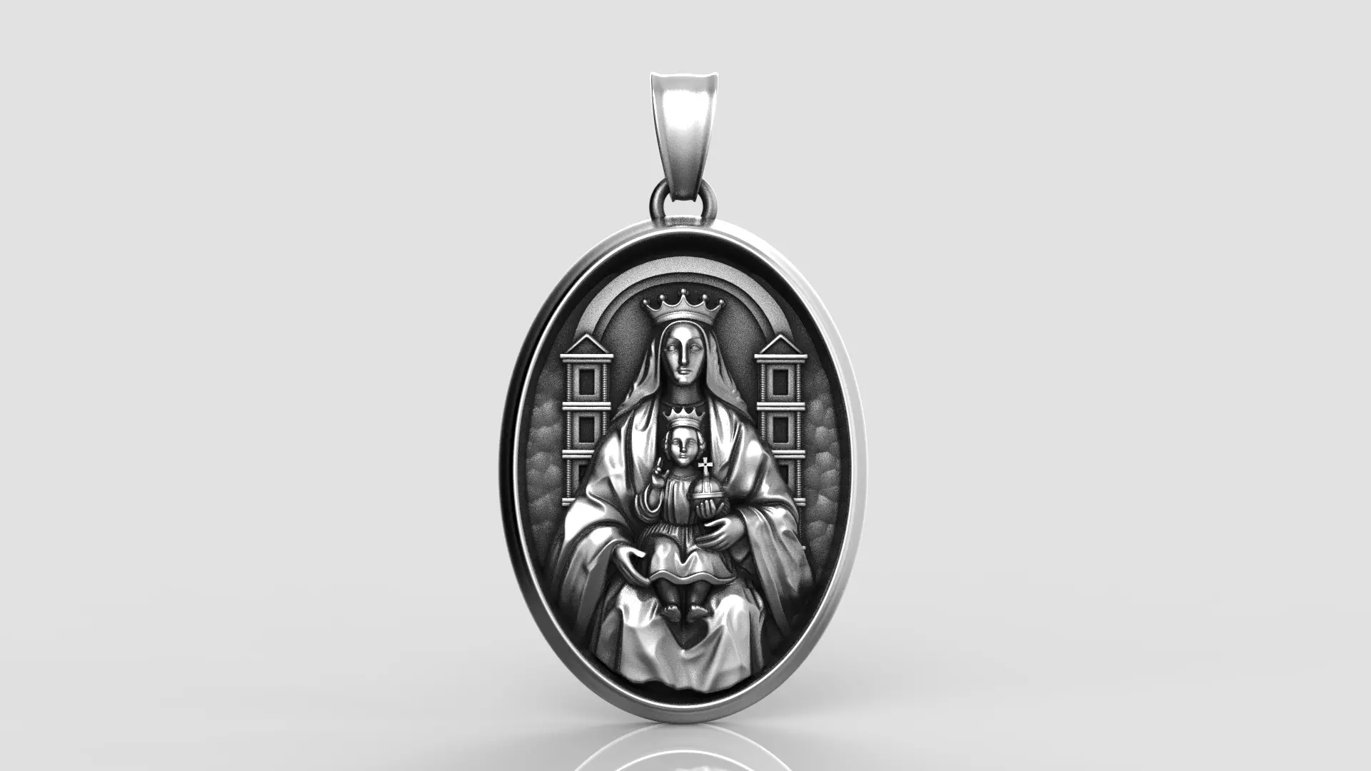 Madonna di Coromoto Pendant 3D print model