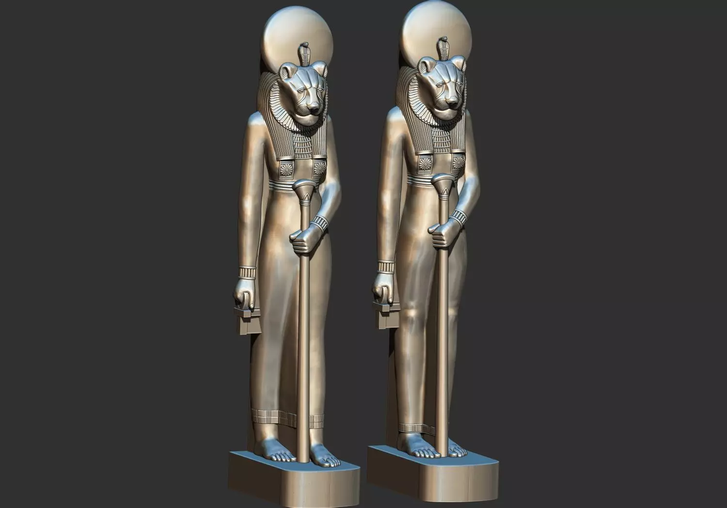 Egyptian Goddess Sekhmet Statue 3D Printable Model 3D print model