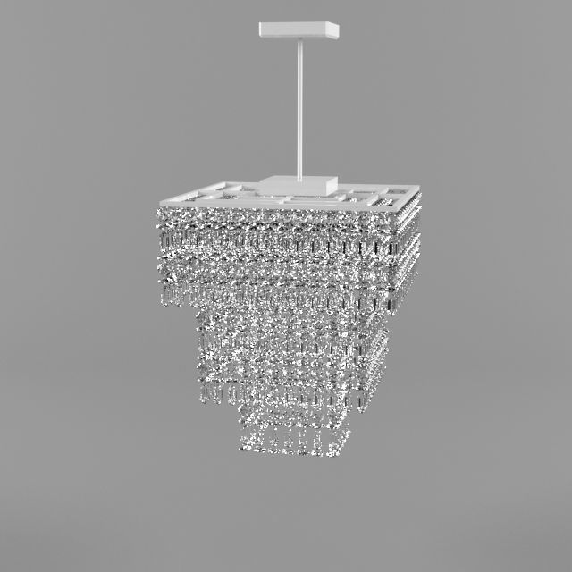 Modern Dining Table Set 3D model_3