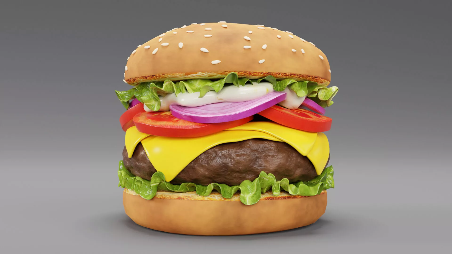 Hamburger 001 3D model