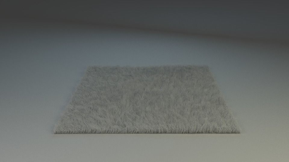 Fluffy Carpet 3D model_1
