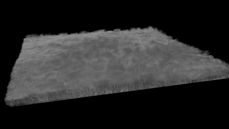 Fluffy Carpet 3D model_0
