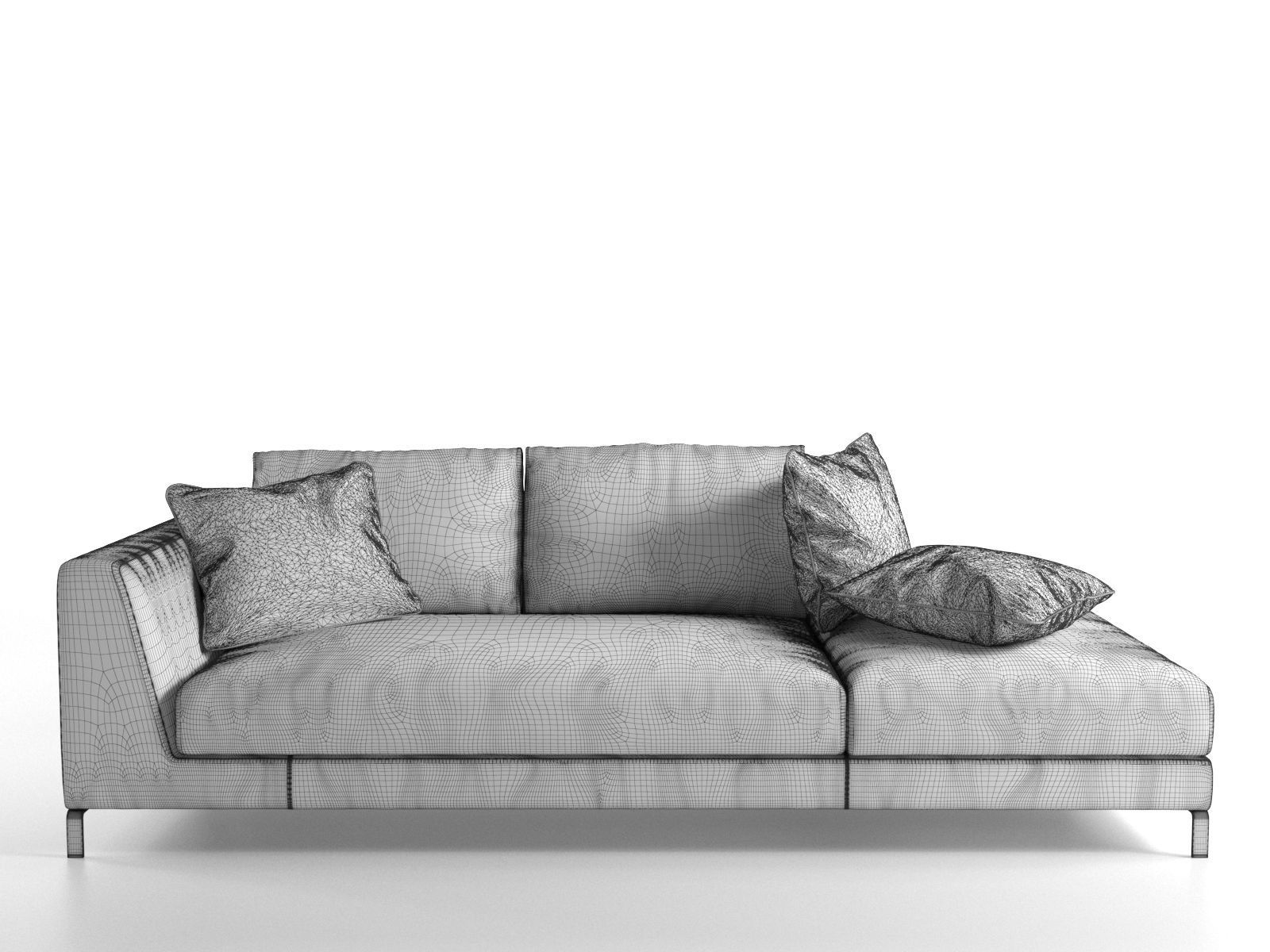 Ray Sofa 3D model_3
