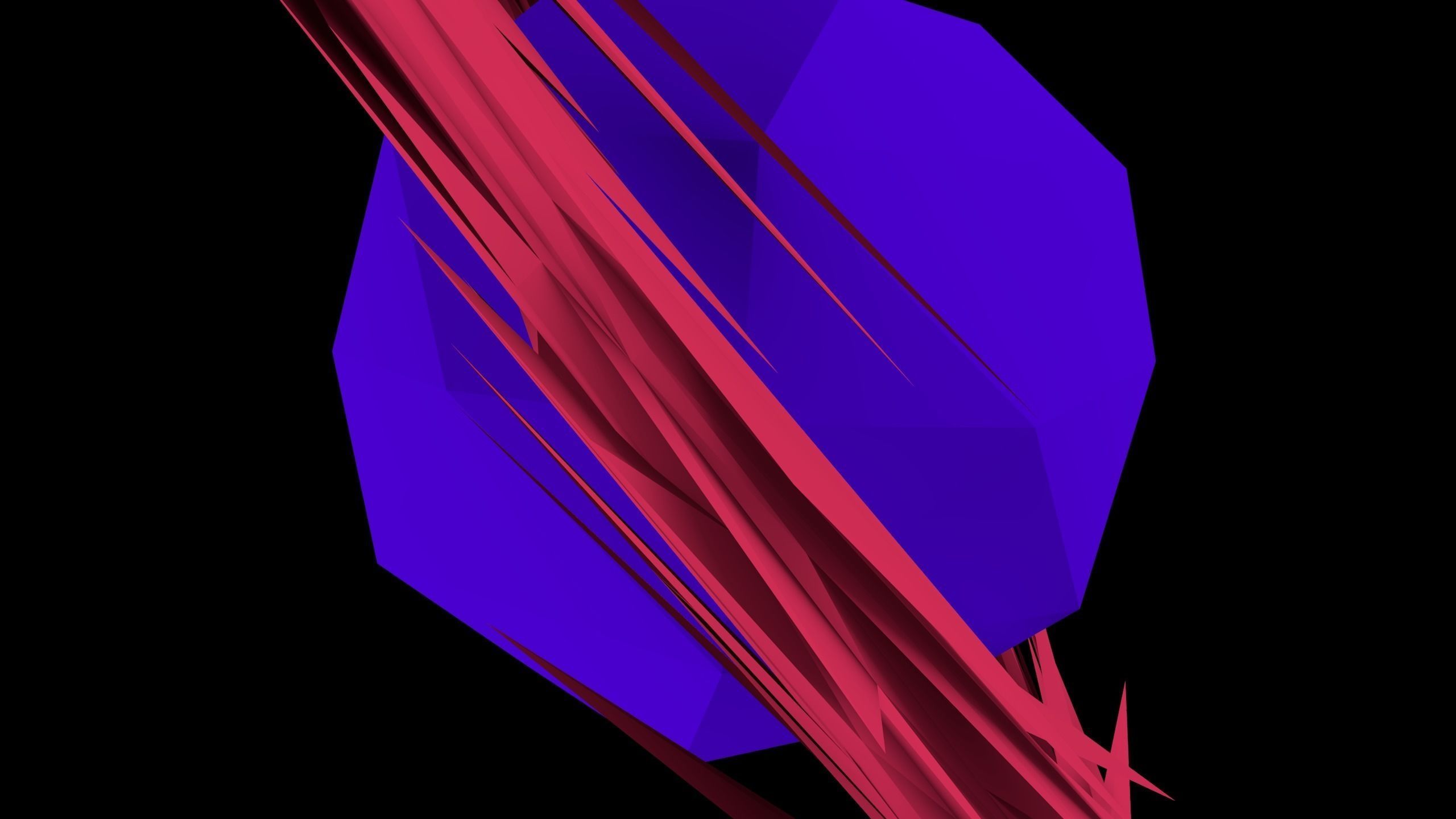 Sharpened Ring Edged planet Low-poly 3D model_2