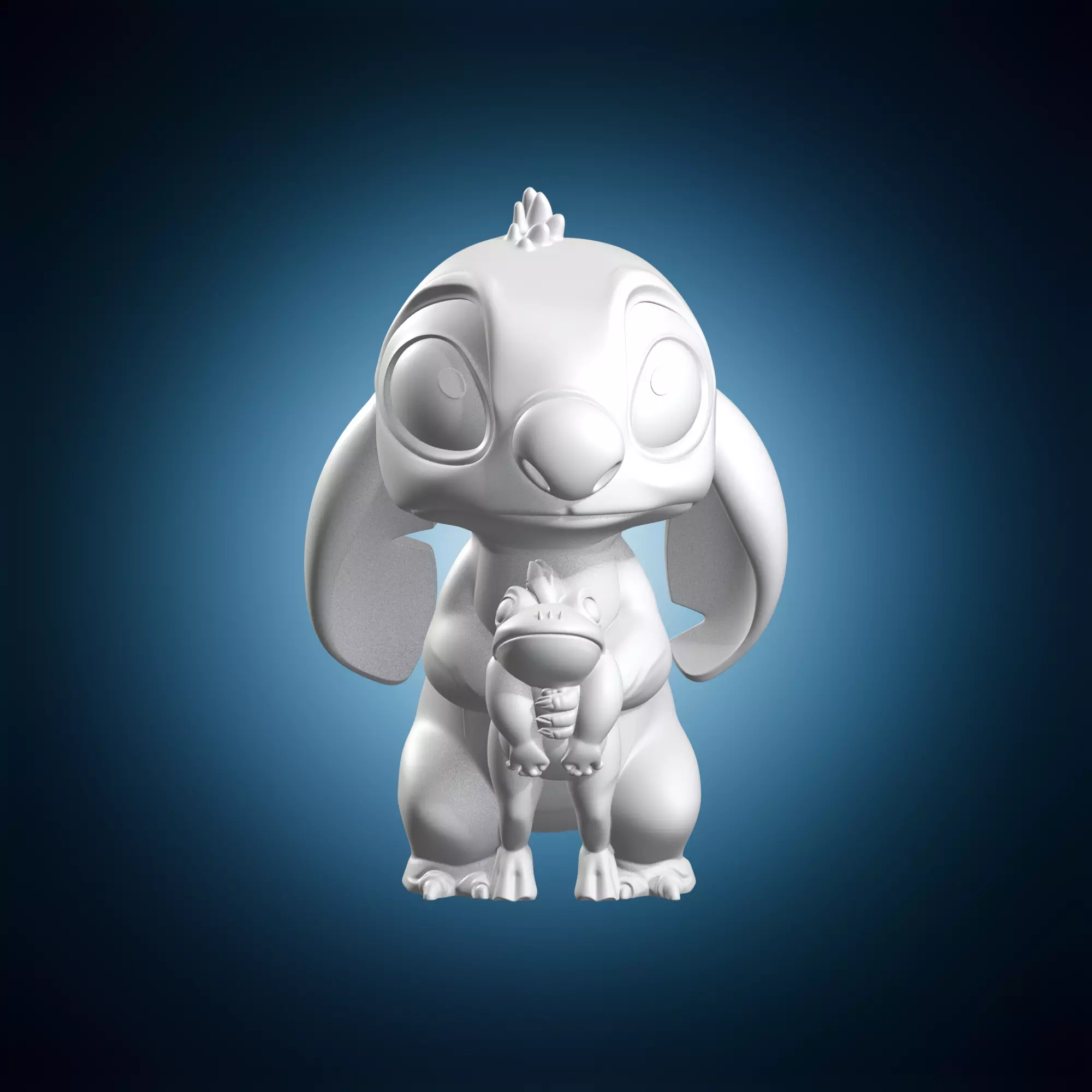 Small Animal Companion Statue 3D print model