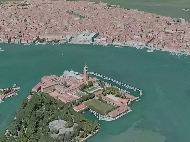 Venice City 3D model 4