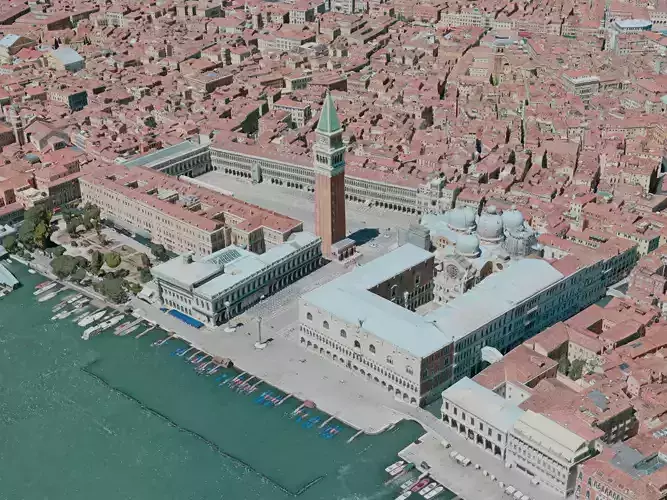 Venice City 3D model 2
