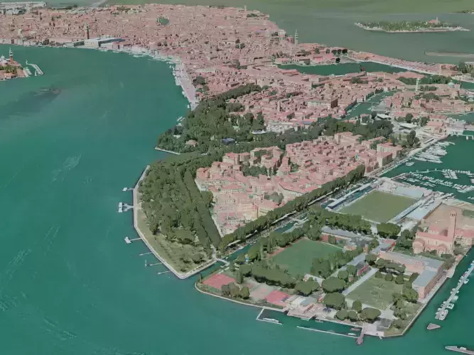 Venice City 3D model 7