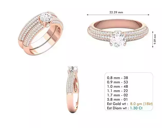 Woman Ring special seri code R3644