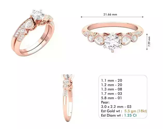 Woman Ring special seri code R3648