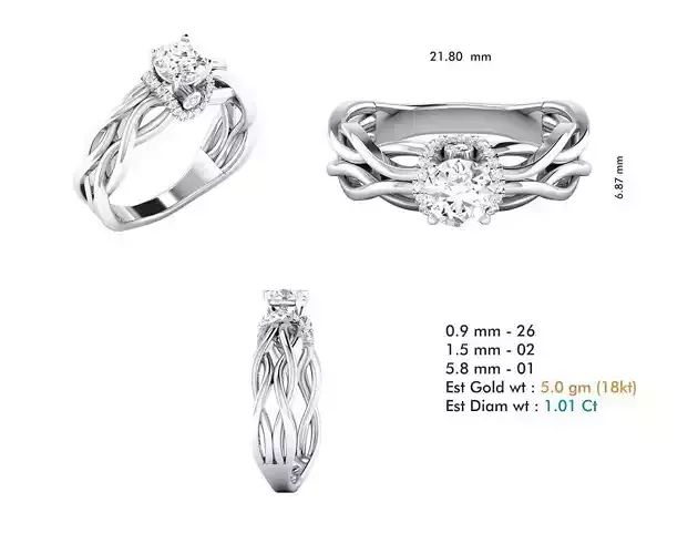 Woman Ring special seri code R3649