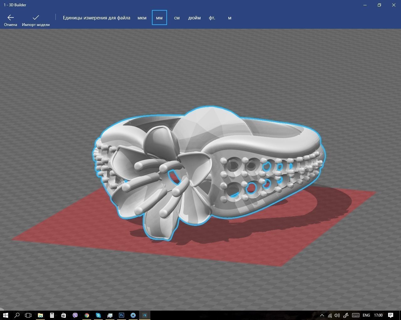 Ring diamond flower engagement 3D print model_2