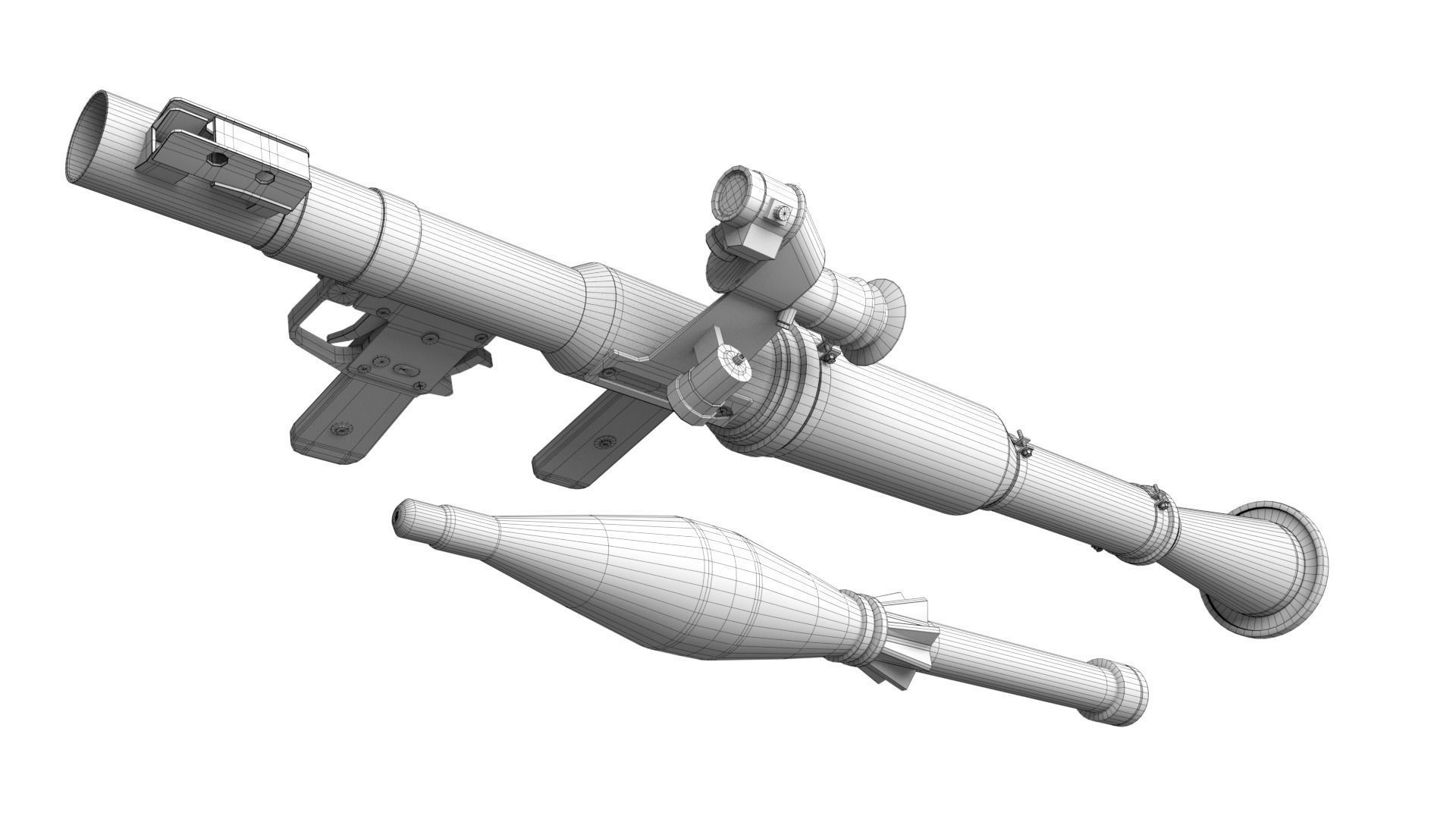 3D model RPG-7 optical sight VR / AR / low-poly | CGTrader