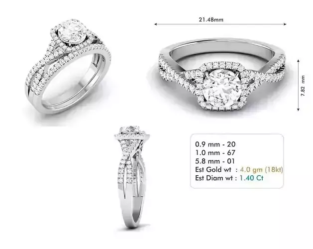 Woman Ring special seri code R3836