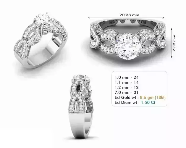 Woman Ring special seri code R6558
