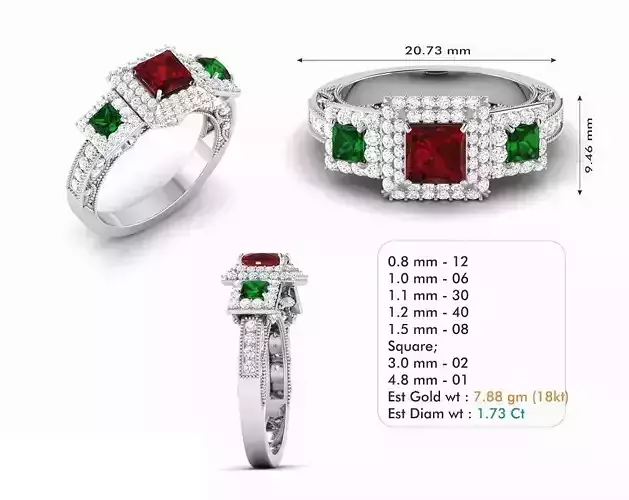 Woman Ring special seri code R6559