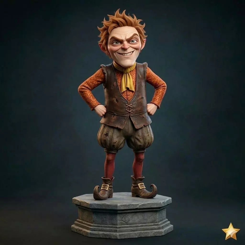 Rumpelstiltskin Shrek Figure STL File 3D print model