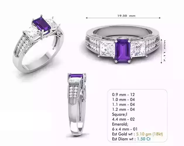 Woman Ring special seri code R6682