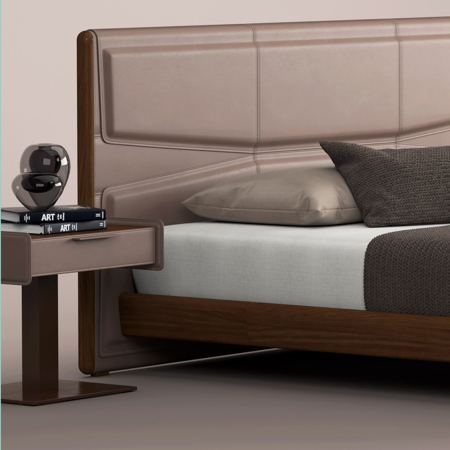 Giorgetti pochette beds  3D model_2