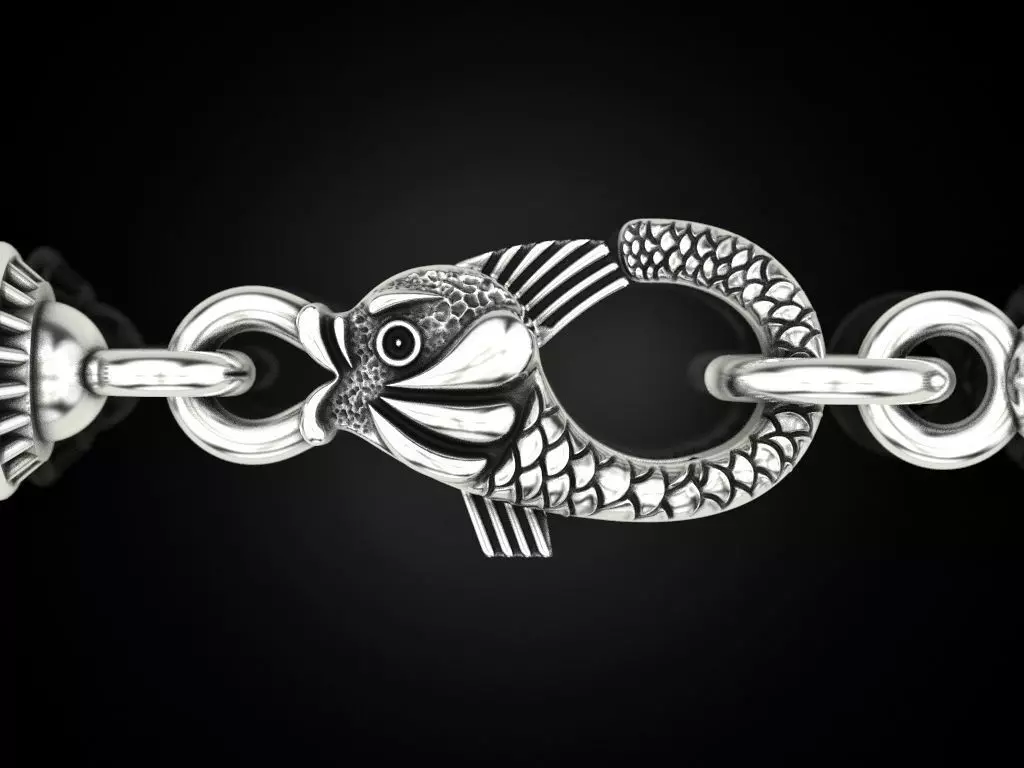 Lock fish Update 3D print model_0