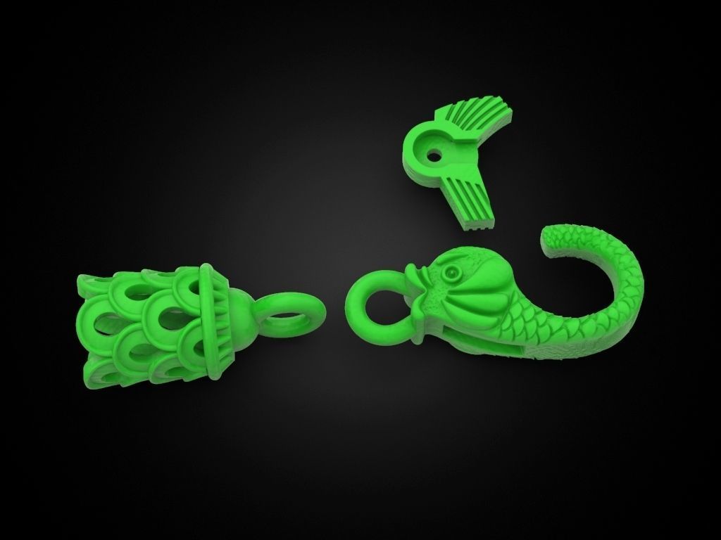 Lock fish Update 3D print model_6