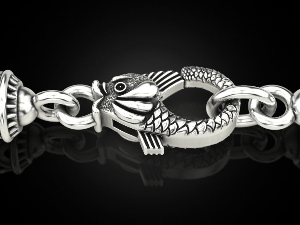 Lock fish Update 3D print model_2