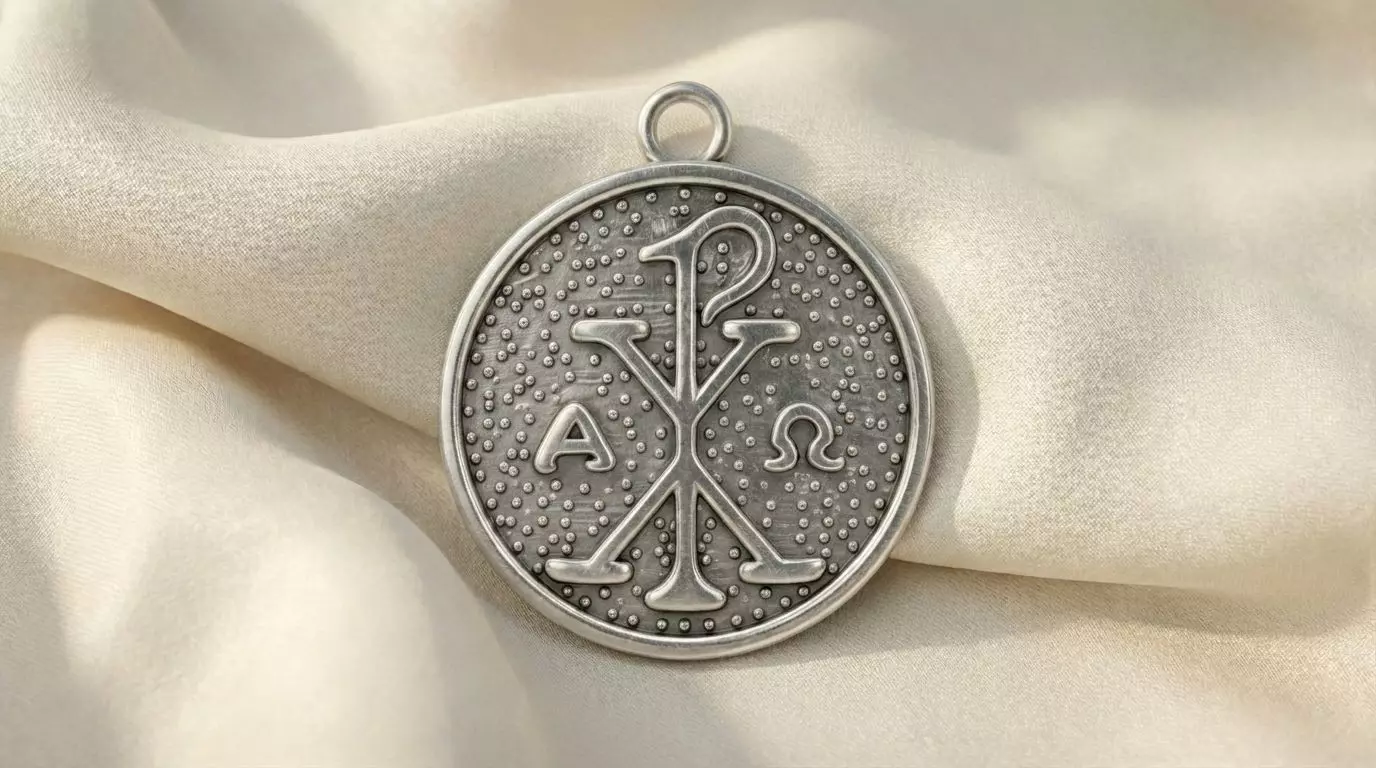 Masonic Chi-Rho Alpha Omega 3D print model