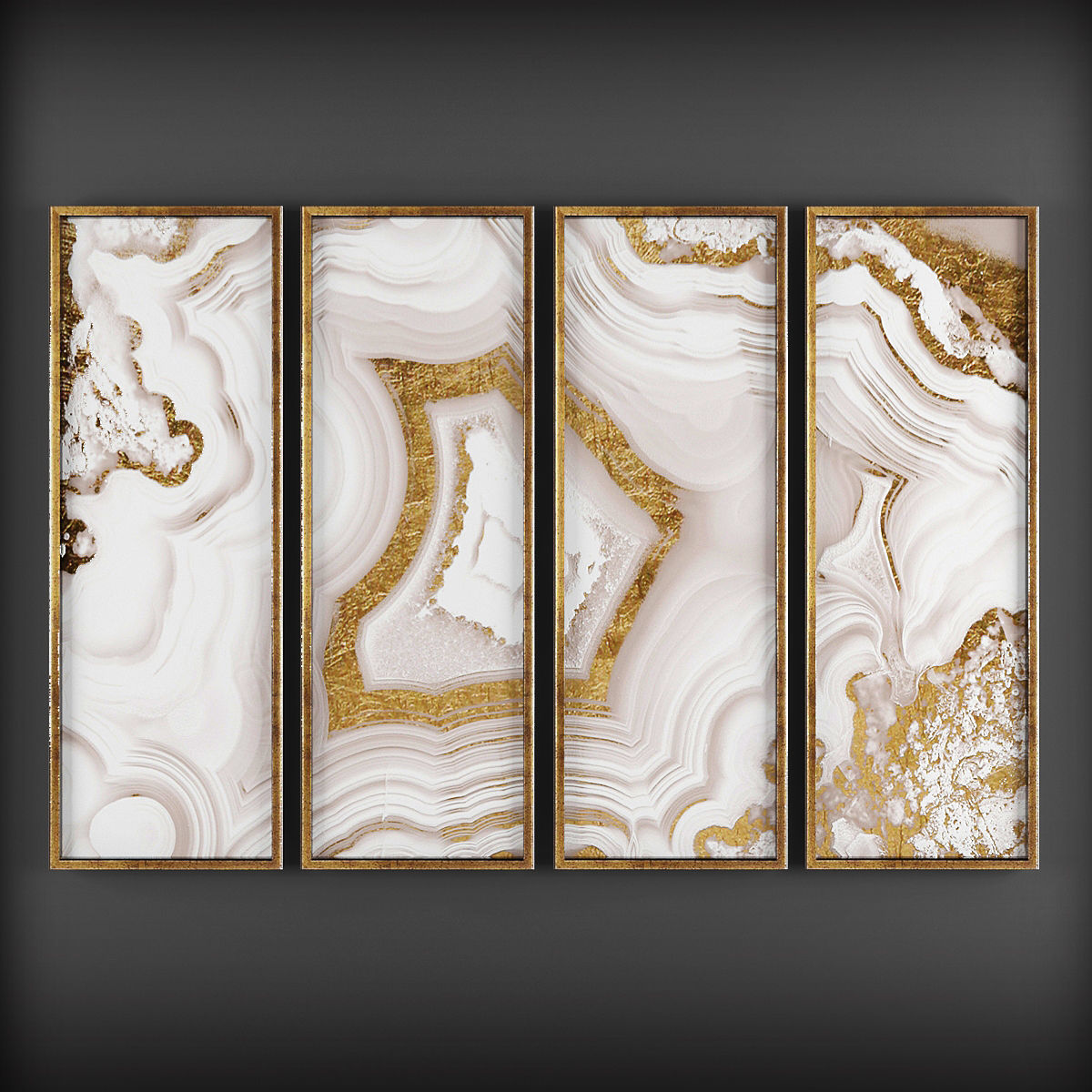 Picture Frames Low-poly 3D model_2