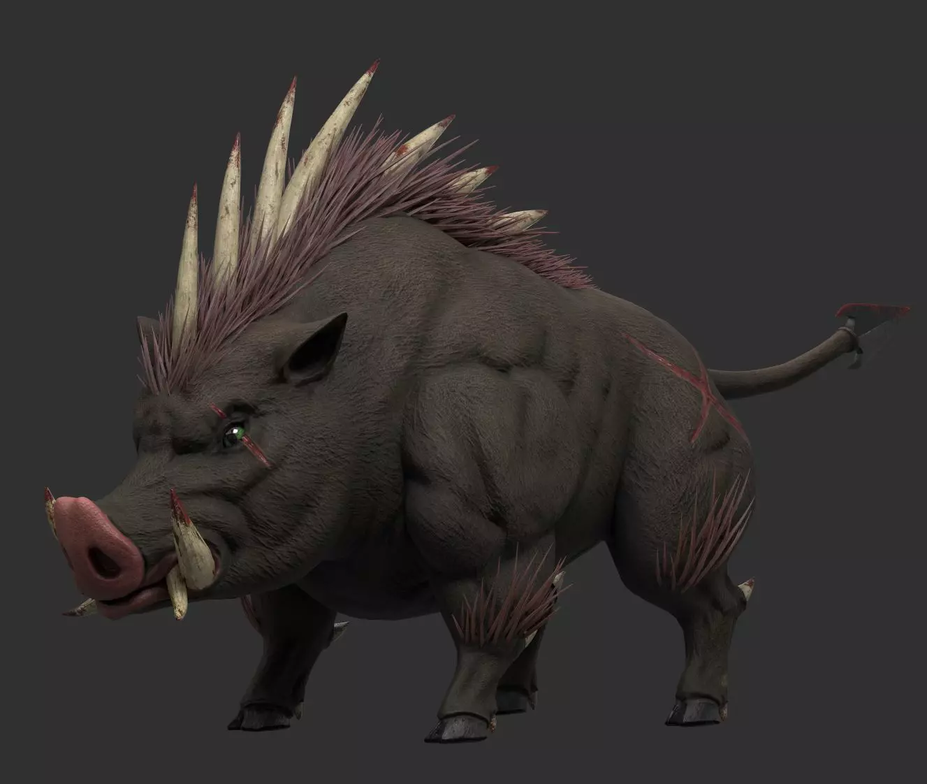 WildBoar 3D model