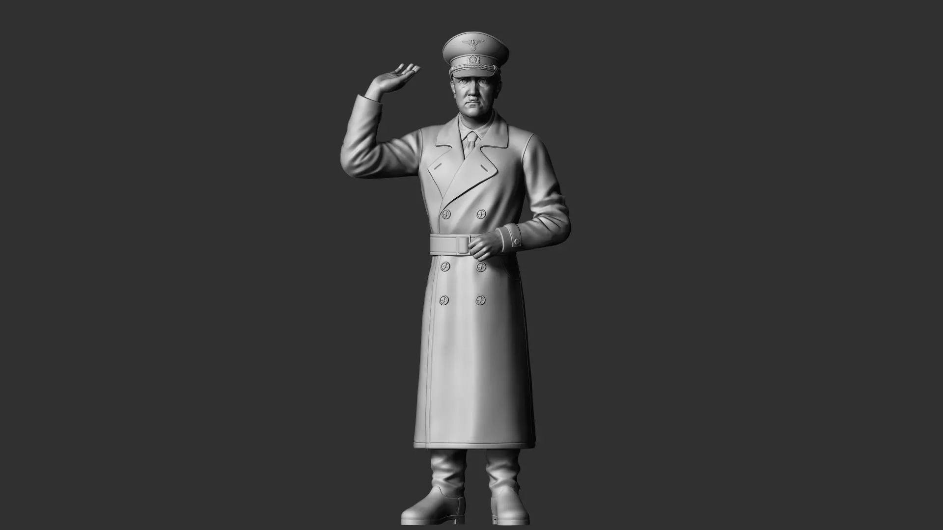 Adolf Hitler Version 1 3D print model