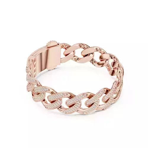 Monaco Chain Bracelet 3dm stl renders animation details 