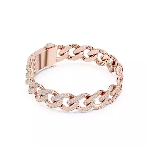 Monaco Chain Bracelet 3dm stl renders animation details 