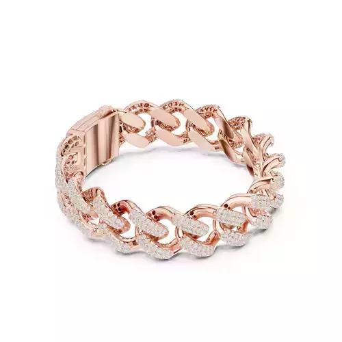 Monaco Chain Bracelet 3dm stl renders animation details 