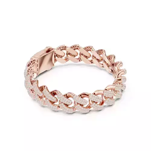 Monaco Chain Bracelet 3dm stl renders animation details 