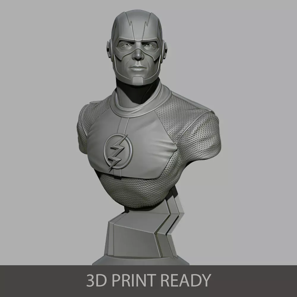 The Flash Bust 3D print model_0