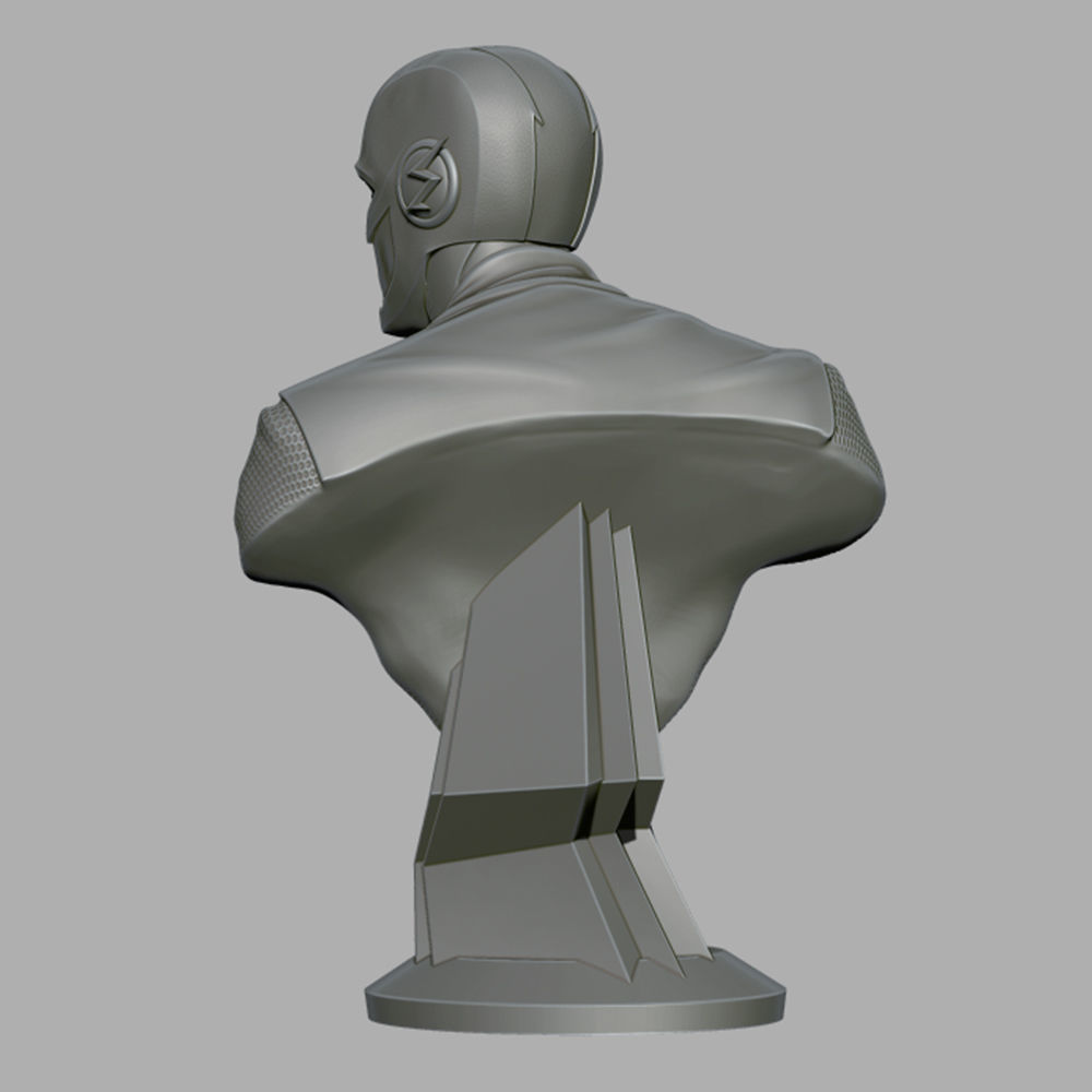 The Flash Bust 3D print model_3