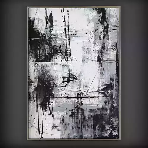 Picture Frames Low-poly 3D model