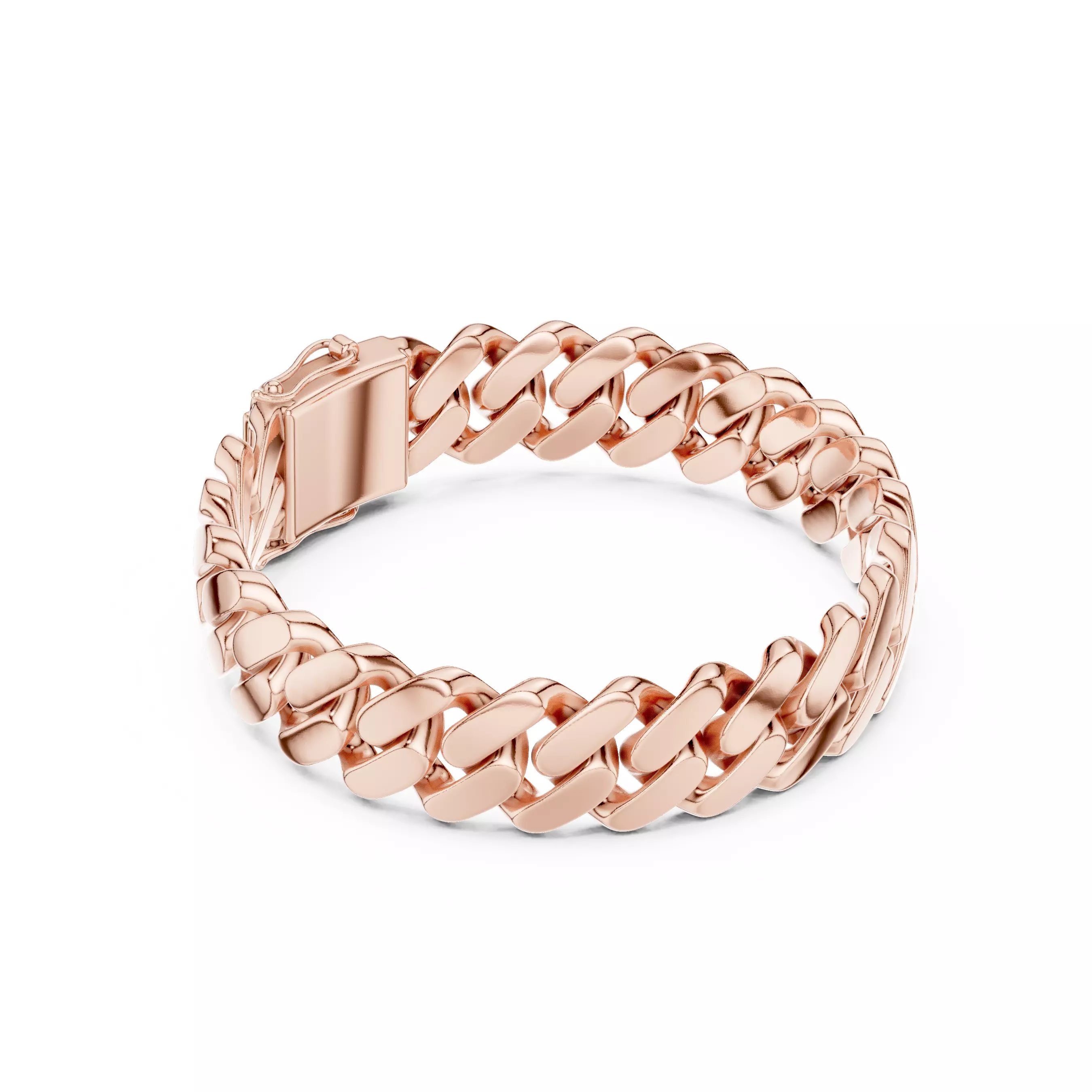 Monaco Chain Bracelet 3dm stl renders animation details 3D print model