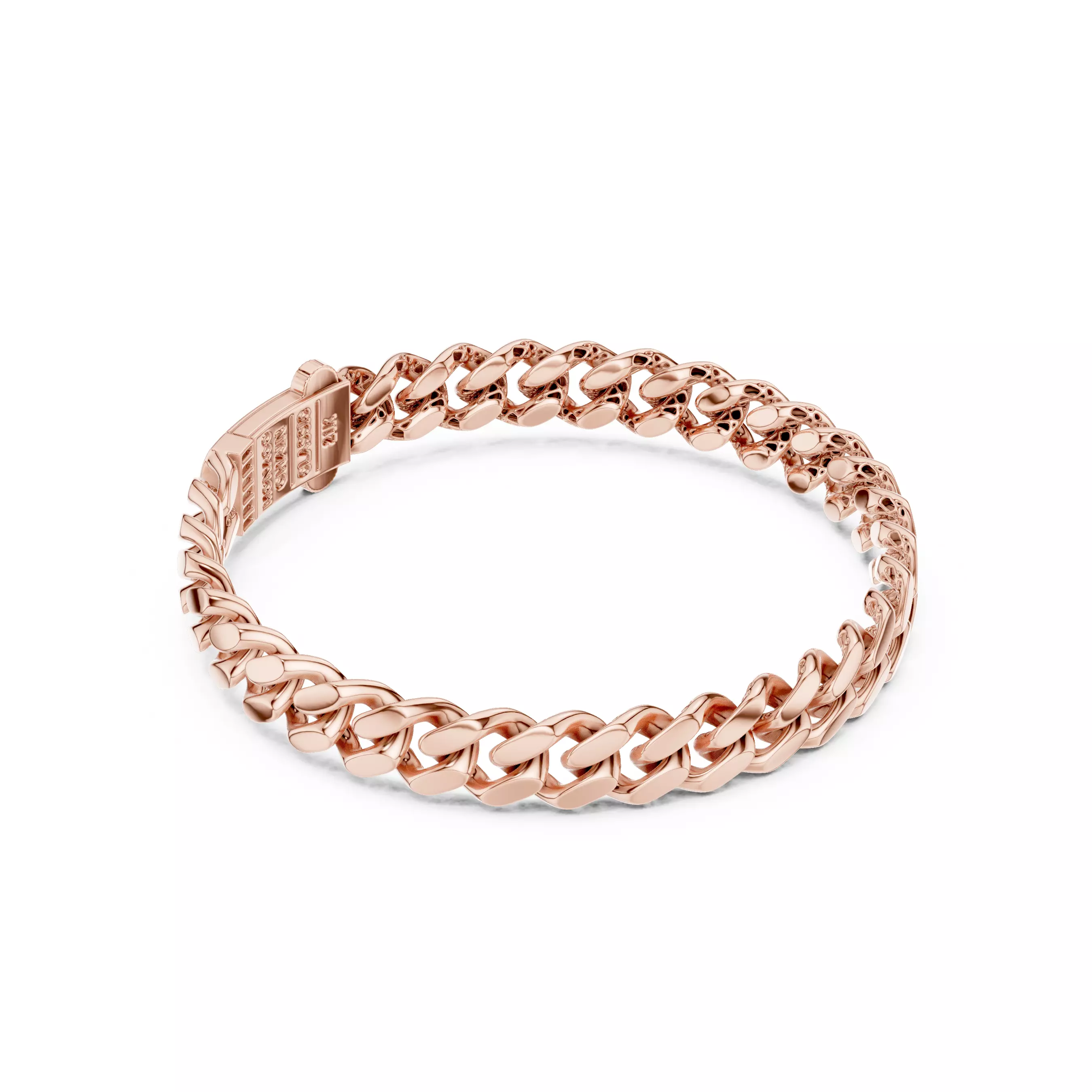 Monaco Chain Bracelet 3dm stl renders animation details 3D print model