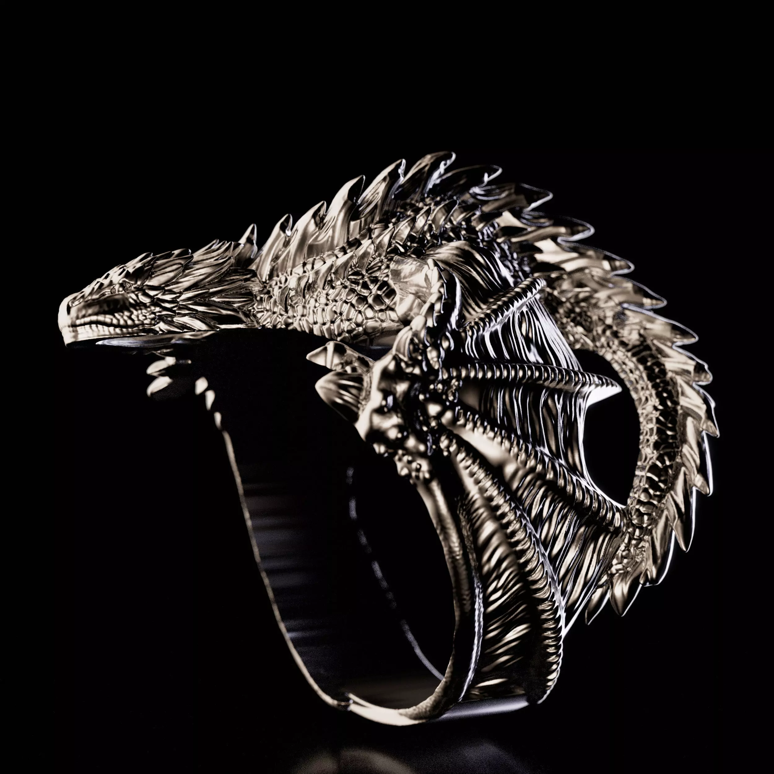 DRAGON RING 3D print model