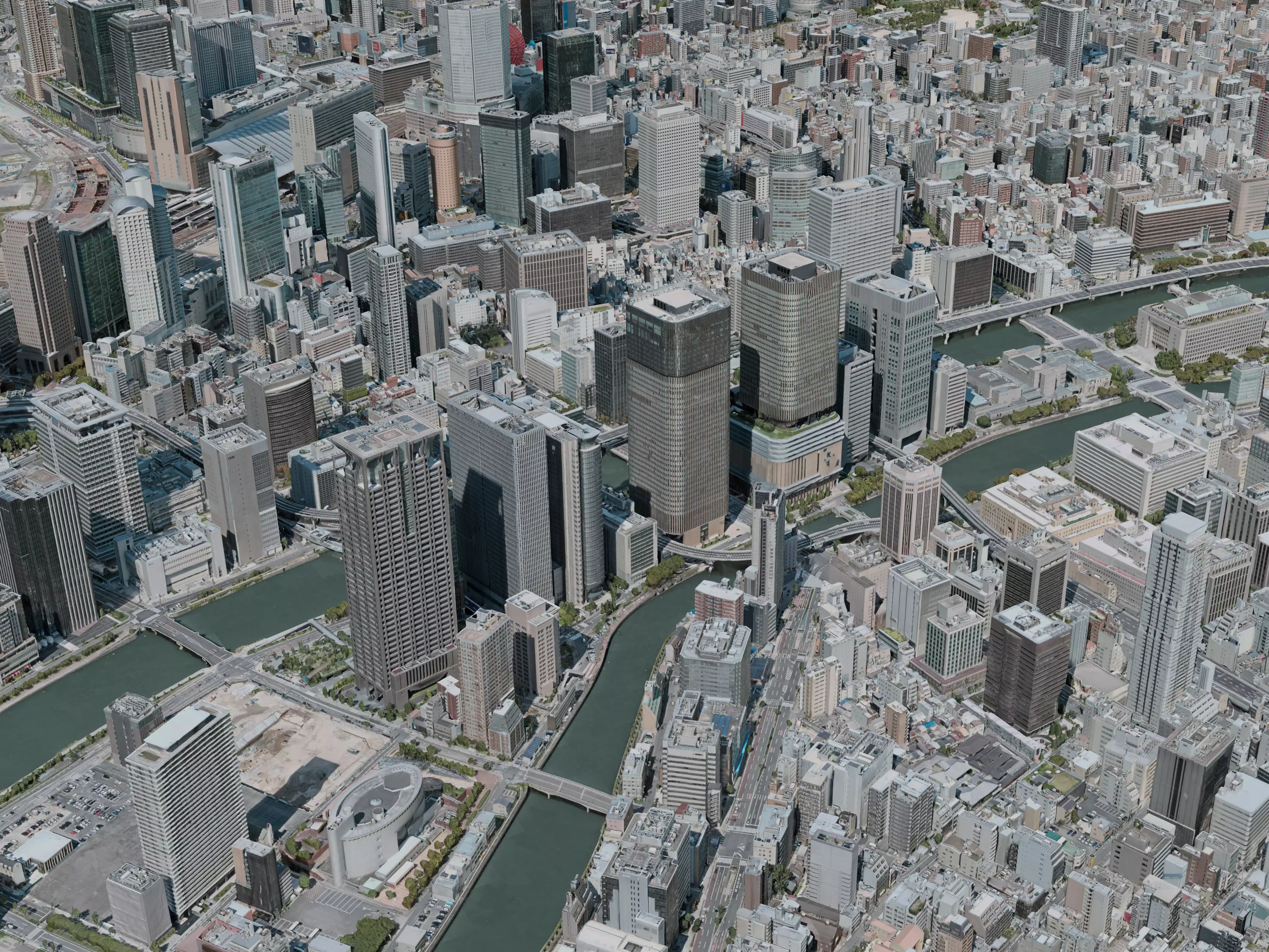 Osaka City 3D model