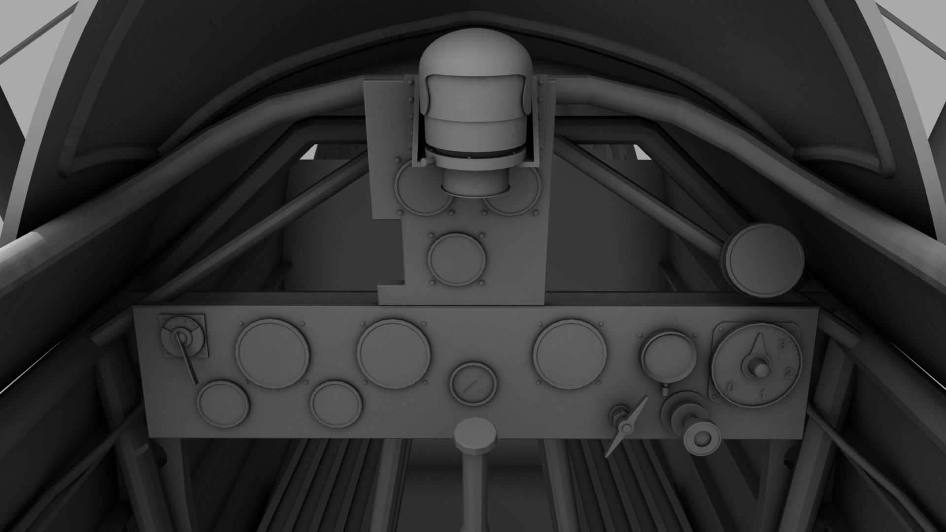 RO43 Spanish Air Force Low-poly 3D model_32