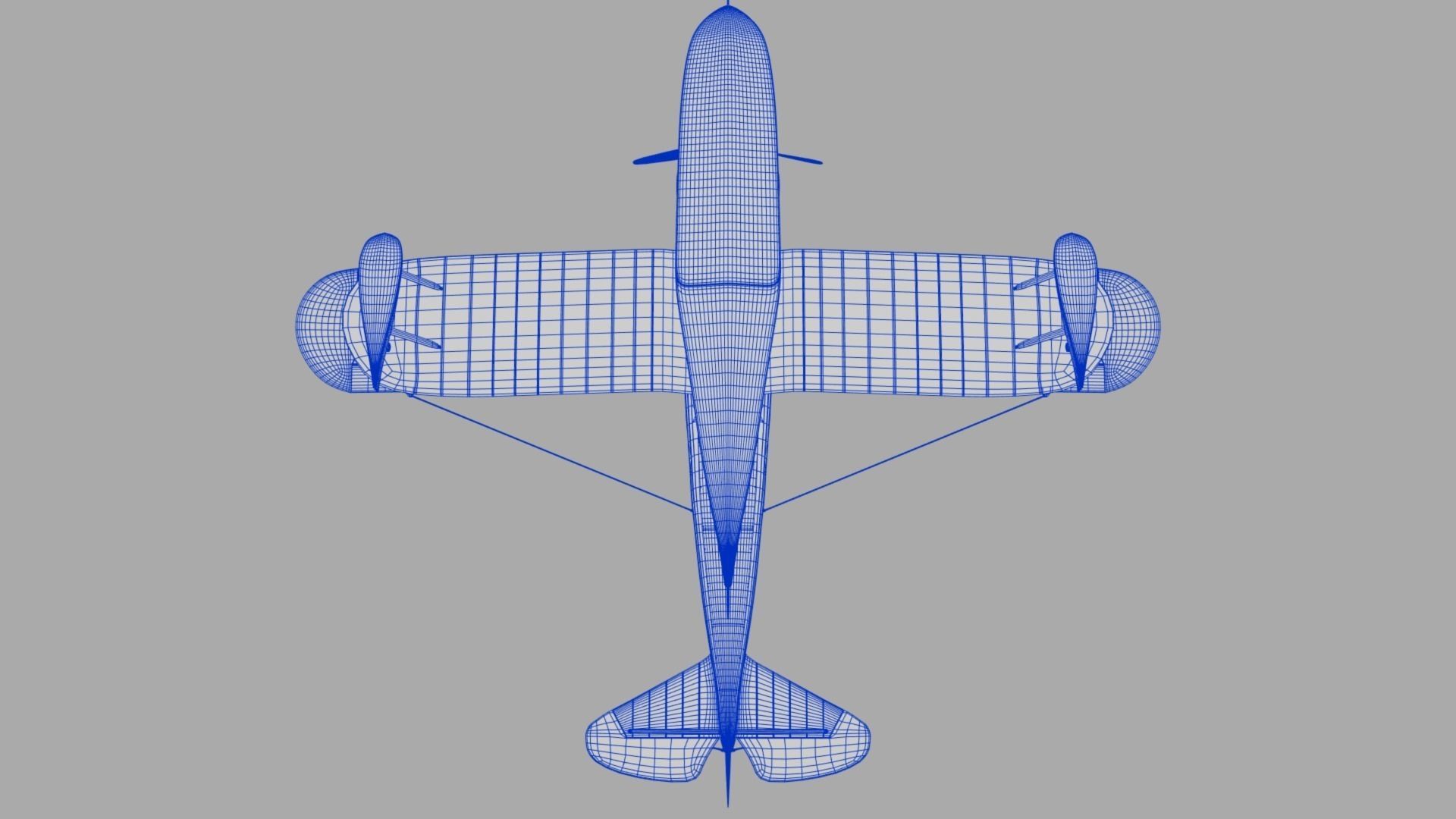 RO43 Spanish Air Force Low-poly 3D model_34