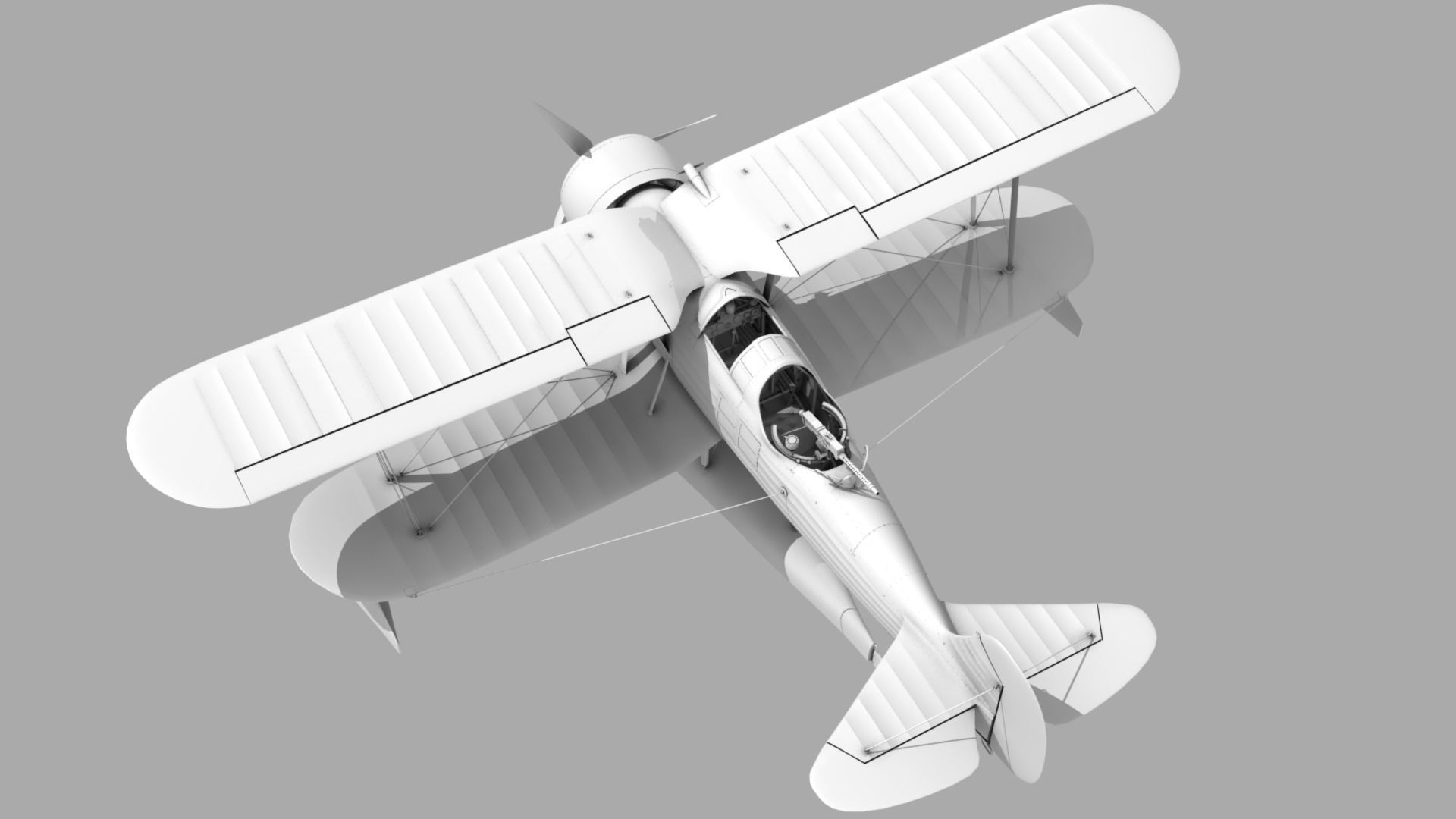 RO43 Spanish Air Force Low-poly 3D model_25