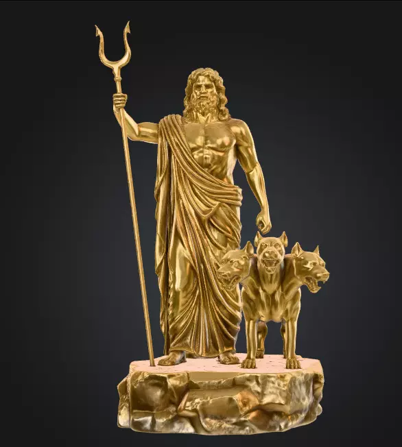 Hades Golden Statue Texture