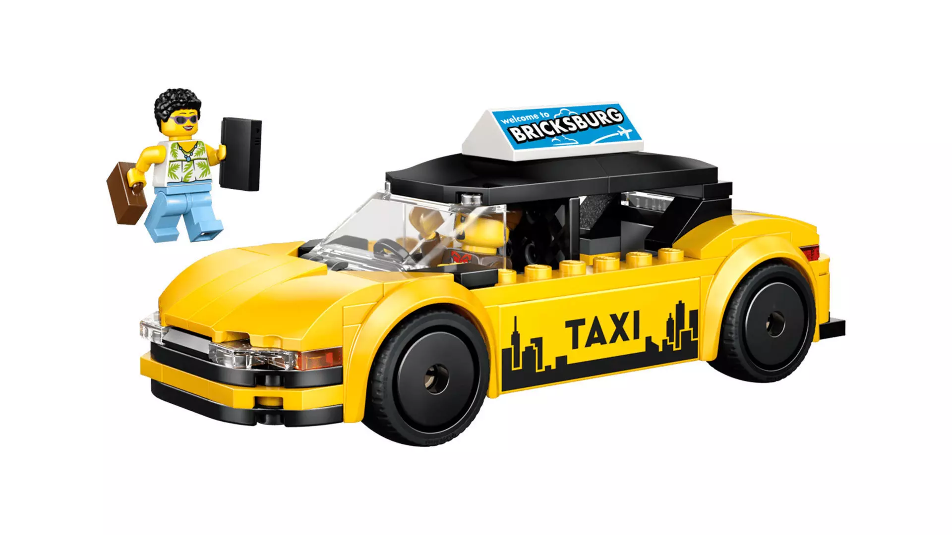 TwindBricks3D - 60487 Yellow Taxi 3D print model