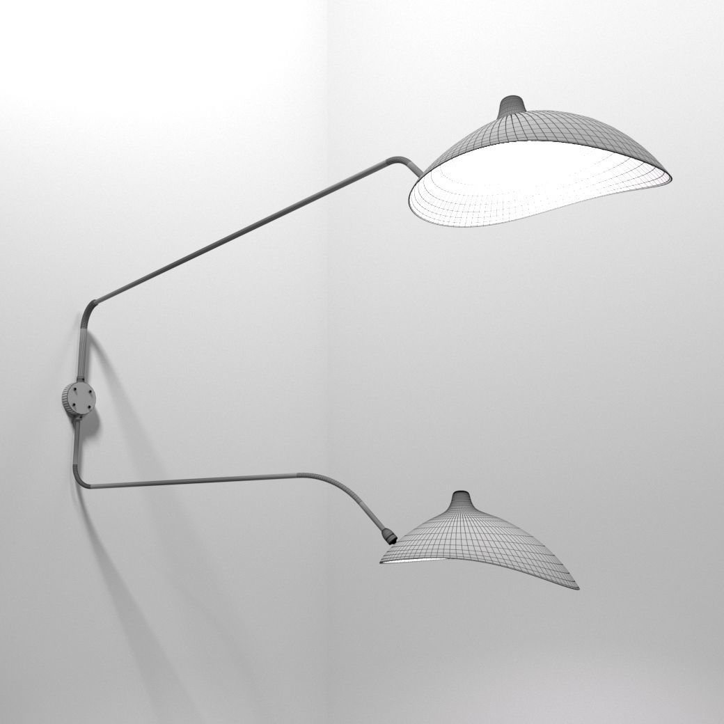 Loft Sconce 3D model_2