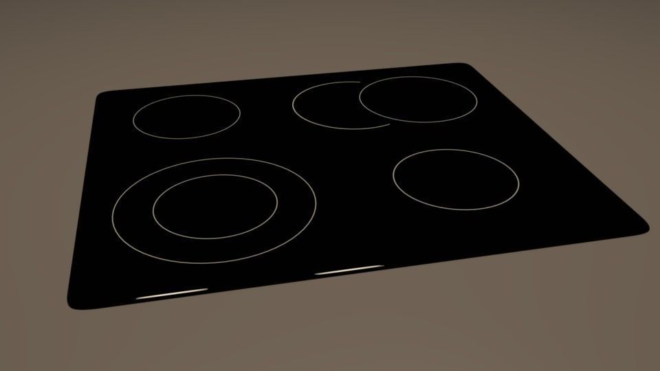Electric Cooker 3D model_1